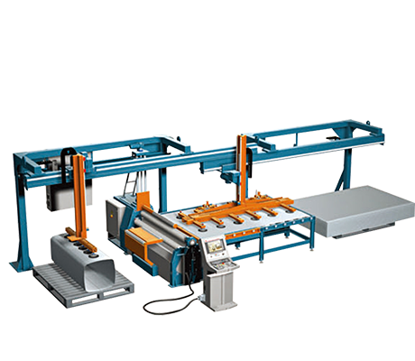 四辊卷板机生产线